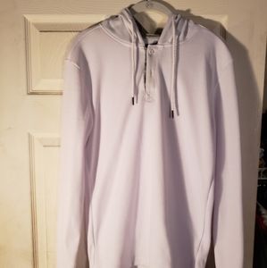 Men's white hoodie size small